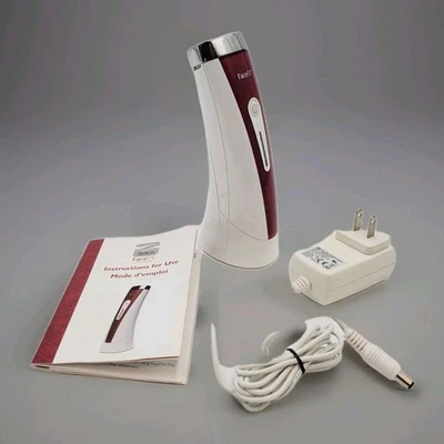 Silk'n FaceFX 面部护肤抗衰老红色 LED 热美带底座和充电器 — 第 1/4 张图片