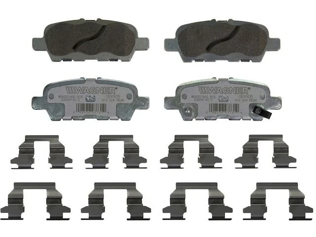 Rear Brake Pad Set For 2003-2007 Nissan Murano 2004 2005 2006 QZ212HK — 第 1/1 张图片