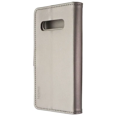 Skech Polo Libro Bolso sin asas Cartera Cubierta Desmontable Estuche para Galaxy S10 - Dorado Foto 1 de 3