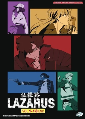 Lazarus Complete Series (Ep.1-13) Anime DVD [English Dub] [Free Gift] - Image 1 of 4