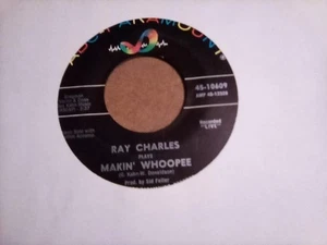 LESS COMMON RAY CHARLES ABC 45rpm Making whoopee - Picture 1 of 1