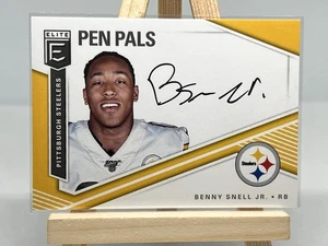 2019 Panini Donruss Elite - Pen Pals Benny Snell Jr. #PP-BS (AU, RC) - Picture 1 of 2
