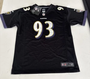 Calais Campbell Baltimore Ravens Nike Jersey Men's 2021 NFL #93 Size XL NWT - Picture 1 of 10