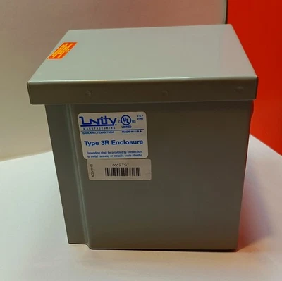 Unity 3R Enclosure Junction Box 6"x 6"x 6" / 666RTSC  - Image 1 of 4