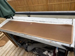 73-87-91 Chevy Truck Crew Cab Rear GM Floor Mat Suburban Tan OEM - Picture 1 of 13