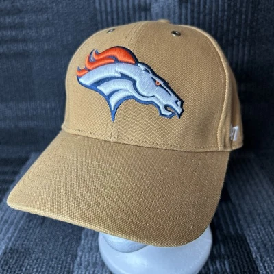 Denver Broncos Carhartt x '47  Adjustable Strap Hook Loop  Hat Cap NFL Men's - Image 1 of 4