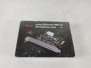 New Rosewill RC-508 4-Port External USB 3.0 PCI Express Card - Afbeelding 1 van 6