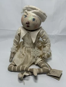 Joe Spencer Gathered Traditions Puppe Winter Pixie Marie nicht mehr produziert selten mit Etikett - Bild 1 von 10