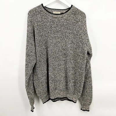 Suéter Pullover Cuello Redondo De Colección Años 90 St. John’s Bay Grueso Tejido Abuelo Talla XLT Foto 1 de 4