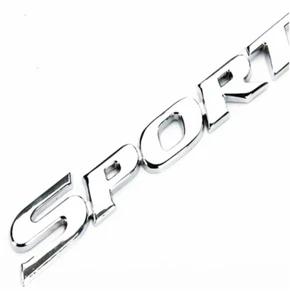 FOR TOYOTA SPORT EMBLEM BADGE STICKERS LOGO CHROME COROLLA RAV4 CAMRY CELICA - Picture 1 of 5