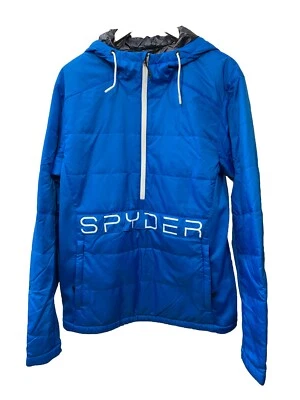 Chaqueta de esquí Spyder aislada Anorak Force para hombre talla L manga larga azul 229502 Foto 1 de 4
