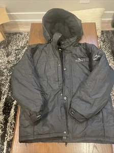 Diadora Jacket Adult Medium Black  Mens Heavy Winter Jacket 1504 - Picture 1 of 11