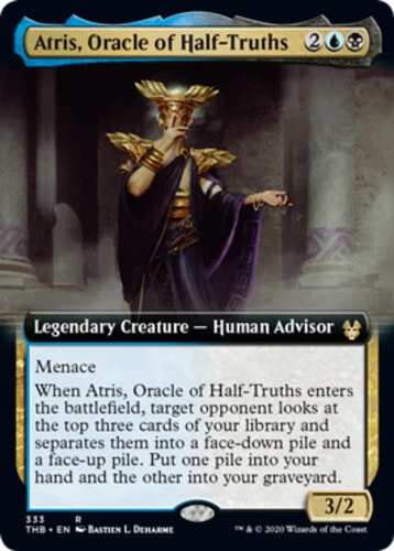 Atris, Oracle of Half-Truths - Extended Art ~ Near Mint Theros: Beyond Death MTG - Image 1 of 1
