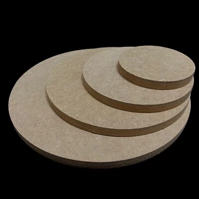 HOLZDESIGN HOFFMANN MDF runde Holzscheibe Ronde Holzplatte Tischplatte Platte Wunschmaß Bastelplatte