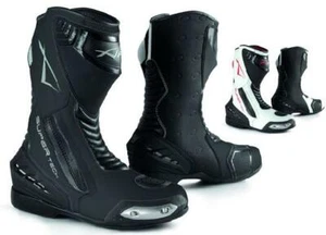 Botas Piel Moto Profesional Transpirable Calzado Motocicleta Sport - Imagen 1 de 16