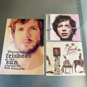 BECK CD & BOOK LOT Guerolito Sea Change & Throwing Frisbeees At The Sun Book - Picture 1 of 7