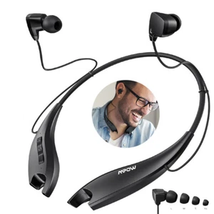 Mpow Jaws Gen-5 Bluetooth 5.3 Headphones Wireless Neckband Headsets Earphone US - Picture 1 of 13