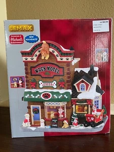 Lemax Christmas 2021 MEET SANTA PAWS #15800 NRFB Wags Motel & Doggie Daycare * - Bild 1 von 5
