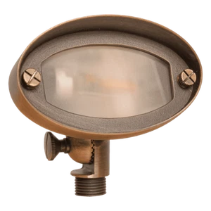 FPB03 Brass Oval LED Directional Flood Light Adjustable Lighting - Picture 1 of 13