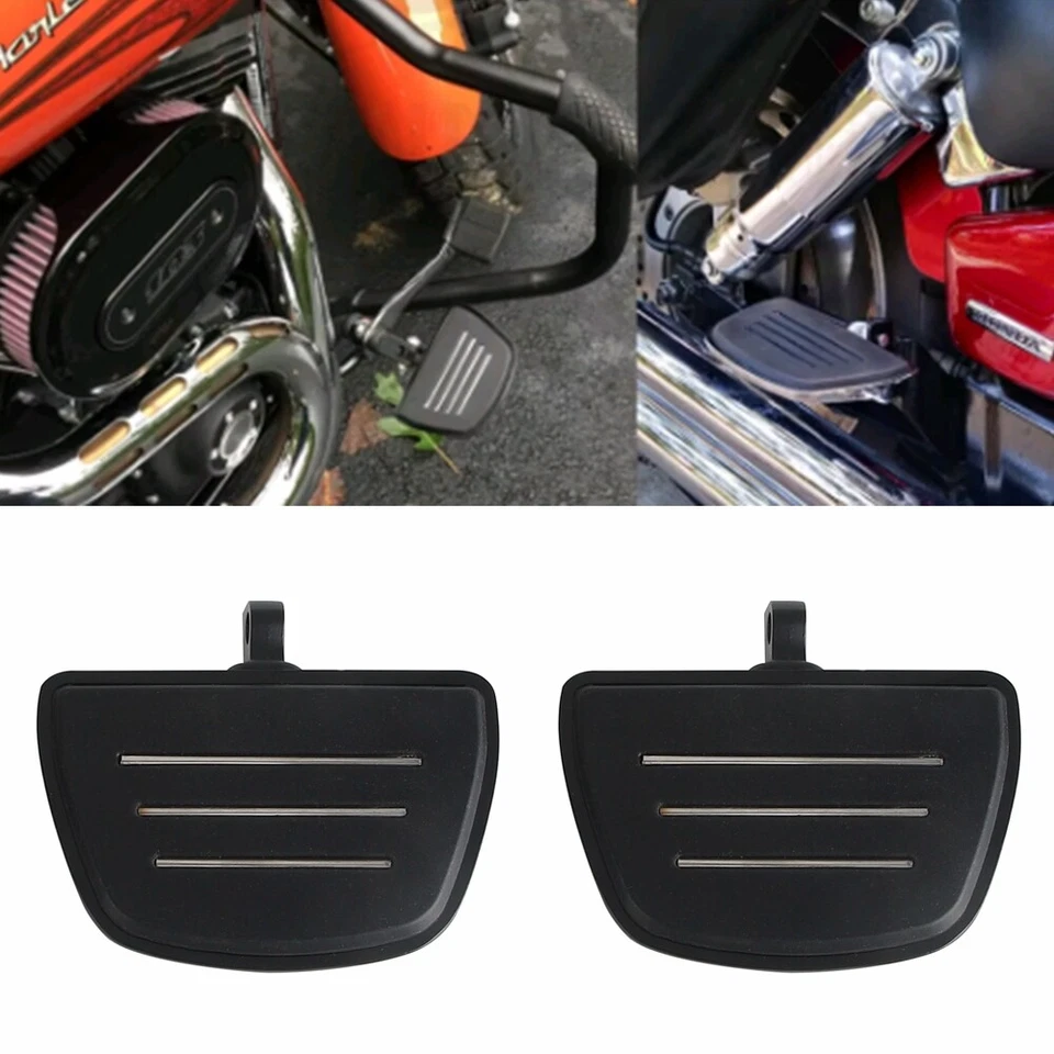 Juego de estriberas pedales traseras negras para Harley Breakout CVO Pro Street FXSE Foto 1 de 4