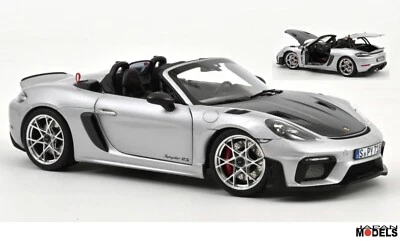 PORSCHE 718 SPYDER RS 2023 WEISSACH PACK Silver Norev 187270 Die Cast 1/18 New - Immagine 1 di 4