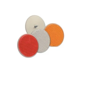 CATARIFRANGENTE TONDO CON VITE ARANCIONE BIANCO ROSSO CARRELLO CAMION - Foto 1 di 7