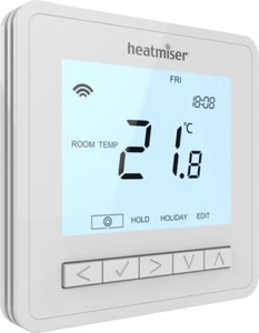 Heatmiser NeoAir V3 Smart Wireless Programmable Room Thermostat White or Black - Picture 1 of 2