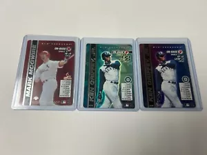 MLB Showdown Lot Ken Griffey Jr x2 and Mark McGwire 1st Edition - Picture 1 of 4