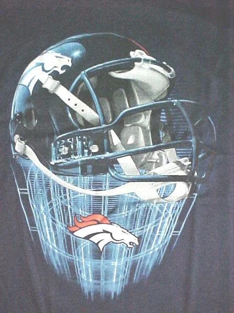 CAMISA CASCO DENVER BRONCOS NUEVA CON ETIQUETA.       ÚNICO EN SU CLASE Foto 1 de 1