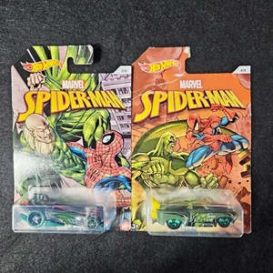 2017 Hot Wheels Marvel Spider-Man/Vulture POWER BOMB & JADED - Picture 1 of 3