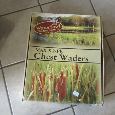 Youth Waterfowl Wading Systems by Caddis Max-5 -2 Ply Chest Waders - 4   (W 4) - Image 1 of 4