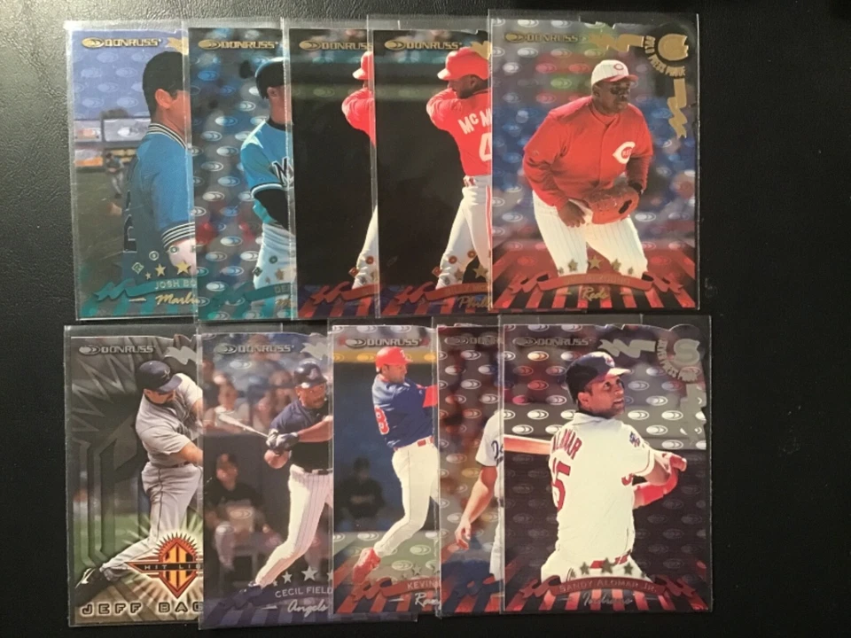 1998 DONRUSS Baseball PRESS PROOF GOLD/SILVER Die Cut Parallel Choose ONE Card - Image 1 of 1