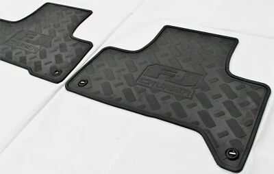 TOYOTA FJ CRUISER FLOOR MATS REAR RUBBER FROM 2011 GSJ15 NEW GENUINE EXP POST - image 1 of 4