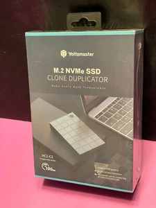 Yottamaster M.2 NVMe SSD Clone Duplicator HC1-C3 USB 3.1 Gen 2, 10Gbps - New - Picture 1 of 3