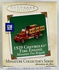 New 2004 Hallmark Miniature Ornament 1929 Chevrolet Fire Engine Fire Brigade #1