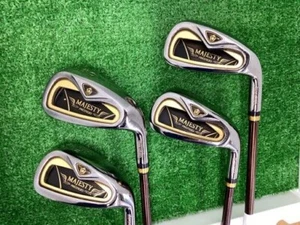 MARUMAN MAJESTY PRESTIGIO Gold Premium 4pcs Iron Set 7-9/PW Flex-R With H/C F/S - Picture 1 of 5
