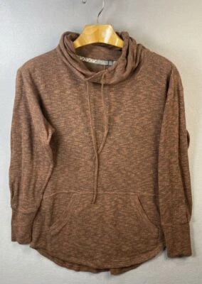 PrAna Frieda свитер женщин маленький коричневый большого размера черепаха шеи пуловер бега - Изображение 1 из 4