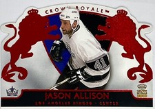 2002-03 Pacific Crown Royale - RED ! Jason Allison