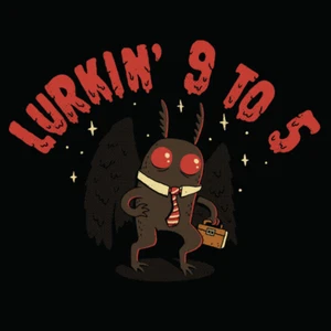 'Mothman's Day Job' Shirt , Sweatshirt, Hoodies, Birthday Gift - Picture 1 of 5