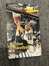 1992-93 Purdue Boilermakers Matt Painter Schedule Basketball Card 