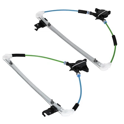 For Mazda 3 2004-2005 2006-2009 Pair Rear Left Right Window Regulator w/o Motor - Image 1 of 4