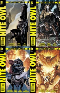 DC Before Watchmen Nite Owl Mini Series Set 1 2 3 4 4 Ediciones Lote (2012) - Imagen 1 de 1