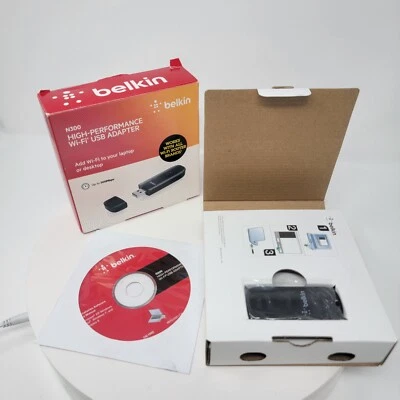 Belkin N300 High Performance Wireless Wi-Fi USB Adapter (Tested)  - Image 1 of 4