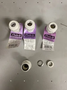 Flair-It 16343 PEX 1/2"CU x 1/2"CU Plastic Coupling Lot of 3 Complete - Picture 1 of 3