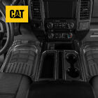 CAT Deep Dish Pro Pickup Truck Floor Mats Universal Liners, 4PC Front & Rear Set