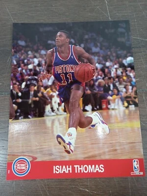 NBA Hoops Isiah Thomas 1990 8 x 10 foto de acción identificación:2 Foto 1 de 4