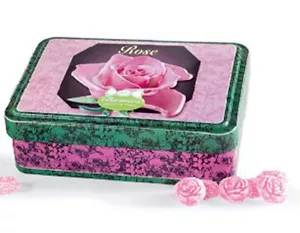 Rose, Rosenbonbons in Schmuckdose aus Frankreich, 150g - Bild 1 von 3