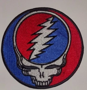 C&D Visionary Application Grateful Dead SYF Steal Your Face Quality Patch - Picture 1 of 2