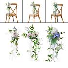 Chair Back Flower Chair Bench Flowers for Ceremony Reception Decoration