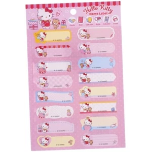Hello Kitty Waterproof Write-On Name Sticker Seal Self-Laminating Label - Picture 1 of 3